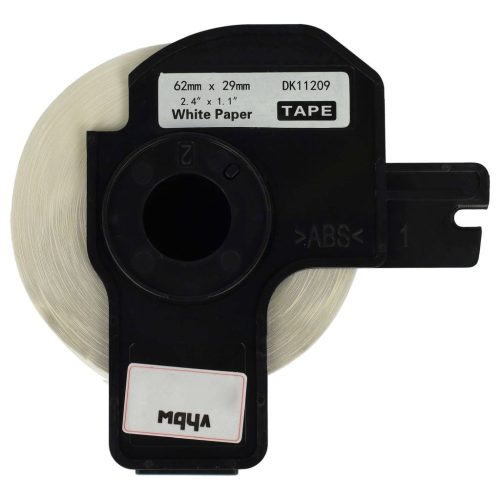 VHBW Brother DK-11209 Label - 62mm x 29mm + Holder