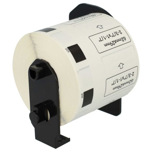 VHBW Brother DK-11209 Label - 62mm x 29mm + Holder