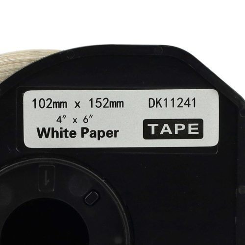 VHBW Brother DK-11241 Label - 102mm x 152mm + Holder