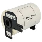 VHBW Brother DK-11241 Label - 102mm x 152mm + Holder
