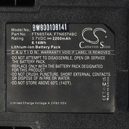 VHBW Radioakku Motorola AP-6574, PMNN4351, FTN6574BC, FTN6574A, FTN6574 - 2200 mAh 3,7 V Li-Ion