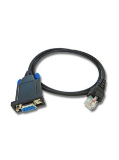   RS-232 Motorola CDM1250 programozó vezeték - 13,8 cm Adapter, Fekete