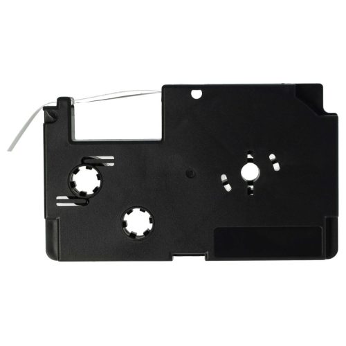 VHBW Casio XR-6WE1 Etikettenband, 6mm, Schwarz-Weiß