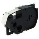 VHBW Casio XR-12WE Etikettenband, 12 mm, Schwarz-Weiß