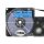VHBW Casio XR-12BU Etikettenband - 12 mm, Schwarz-Blau