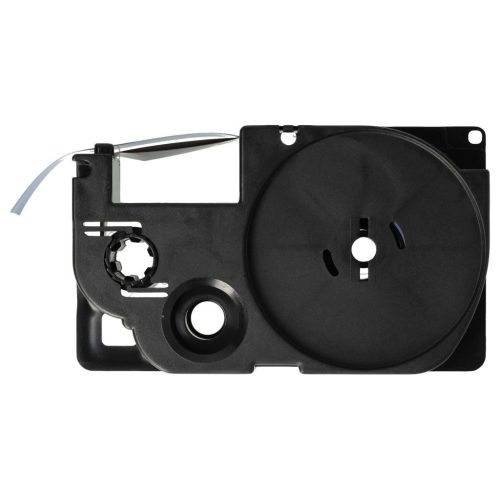 VHBW Casio XR-12BU Etikettenband - 12 mm, Schwarz-Blau