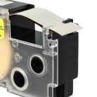 VHBW Casio XR-18YW1 Label Tape, 18 mm, Black-Yellow, PET+RESIN