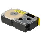 VHBW Casio XR-18YW1 Label Tape, 18 mm, Black-Yellow, PET+RESIN