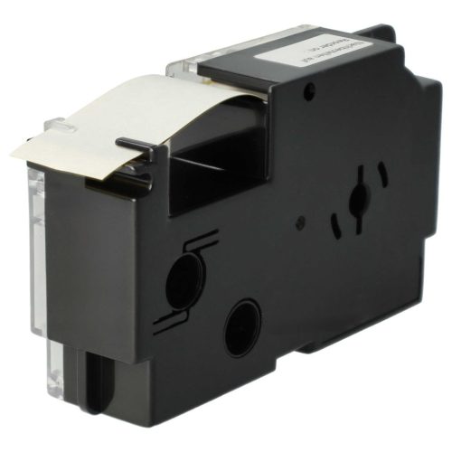 VHBW Casio XR-18YW1 Label Tape, 18 mm, Black-Yellow, PET+RESIN