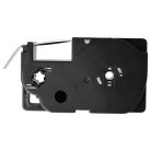 VHBW Casio XR-18SR1 Etikettenband, 18 mm, Schwarz-Silber, PET+HARZ