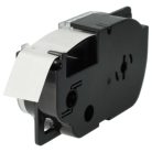 VHBW Casio XR-18SR1 Etikettenband, 18 mm, Schwarz-Silber, PET+HARZ