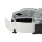 VHBW Casio XR-18SR1 Etikettenband, 18 mm, Schwarz-Silber, PET+HARZ