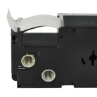 VHBW Casio XR-18X1 Etikettenband, 18 mm, Schwarz-Transparent, PET+HARZ