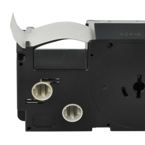 VHBW Casio XR-18X1 Etikettenband, 18 mm, Schwarz-Transparent, PET+HARZ