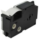 VHBW Casio XR-18X1 Etikettenband, 18 mm, Schwarz-Transparent, PET+HARZ