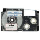 VHBW Casio XR-6WEB1 Etikettenband, 6 mm