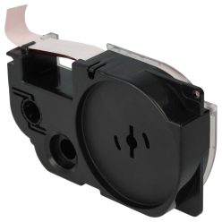 VHBW Casio XR-12RD1 Etikettenband, 12 mm, Schwarz-Rot