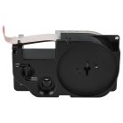 VHBW Casio XR-12RD1 Etikettenband, 12 mm, Schwarz-Rot