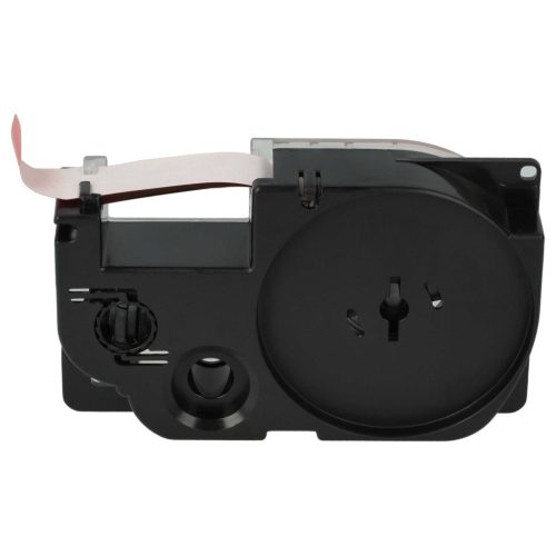 VHBW Casio XR-12RD1 Etikettenband, 12 mm, Schwarz-Rot