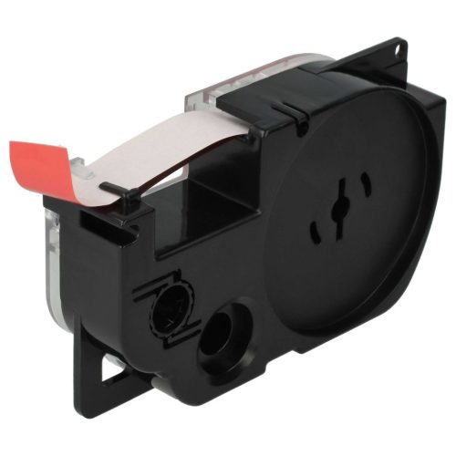 VHBW Casio XR-12RD1 Etikettenband, 12 mm, Schwarz-Rot