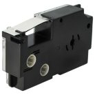 VHBW Casio XR-12GN, XR-12GN1 Etikettenband - 12 mm, Schwarz-Grün