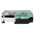 VHBW Casio XR-12GN, XR-12GN1 Etikettenband - 12 mm, Schwarz-Grün