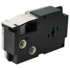 VHBW Casio XR-18RD1 Etikettenband, 18 mm, Schwarz-Rot, PET+HARZ