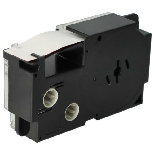 VHBW Casio XR-18RD1 Etikettenband, 18 mm, Schwarz-Rot, PET+HARZ