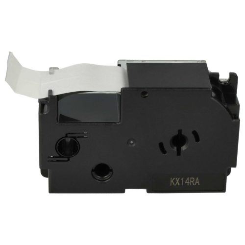 VHBW Casio XR-24X Etikettenband - 24 mm, Schwarz-Transparent