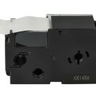 VHBW Casio XR-24X Etikettenband - 24 mm, Schwarz-Transparent