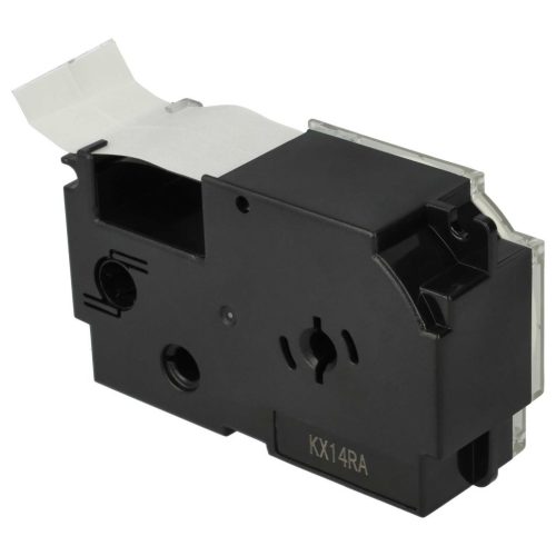 VHBW Casio XR-24X Etikettenband - 24 mm, Schwarz-Transparent