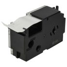 VHBW Casio XR-24X Etikettenband - 24 mm, Schwarz-Transparent