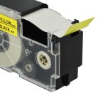 VHBW Casio XR-24YW1 Etikettenband, 24 mm, Schwarz-Gelb