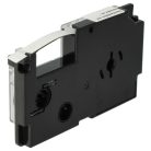 VHBW Casio XR-6X1, XR-6X Etikettenband - 6 mm, Schwarz-Transparent