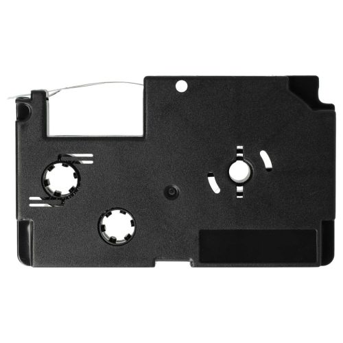 VHBW Casio XR-6X1, XR-6X Etikettenband - 6 mm, Schwarz-Transparent