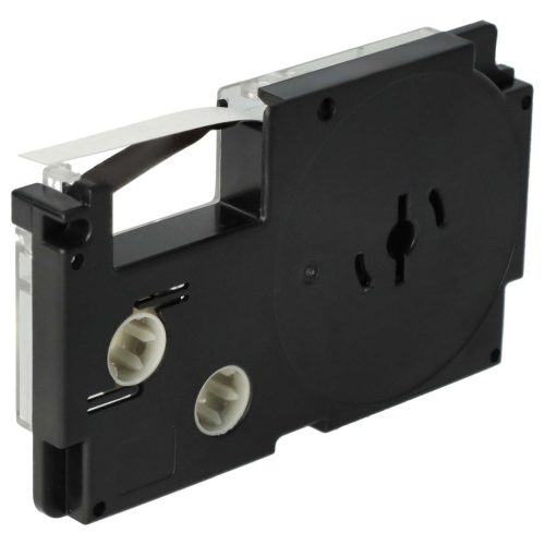 VHBW Casio XR-6SR1 Label Tape, 6 mm, Black-Silver