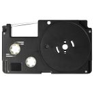 VHBW Casio XR-6SR1 Label Tape, 6 mm, Black-Silver