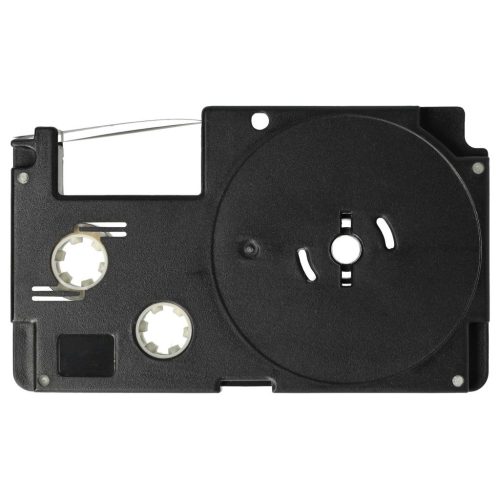 VHBW Casio XR-6SR1 Label Tape, 6 mm, Black-Silver