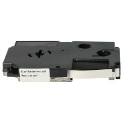 VHBW Casio XR-6YW1 Etikettenband, 6 mm, Schwarz-Gelb