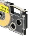 VHBW Casio XR-6YW1 Etikettenband, 6 mm, Schwarz-Gelb