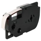 VHBW Casio XR-9RD1 Etikettenband - 9 mm, Schwarz-Rot