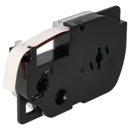 VHBW Casio XR-9RD1 Etikettenband - 9 mm, Schwarz-Rot