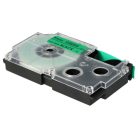 VHBW Casio XR-9GN1 Etikettenband - 9 mm, Schwarz-Grün