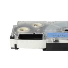 VHBW Casio XR-9BU1 Etikettenband, 9 mm, Schwarz-Blau