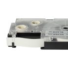 VHBW Casio XR-9SR1 Etikettenband - 9 mm, Schwarz-Silber