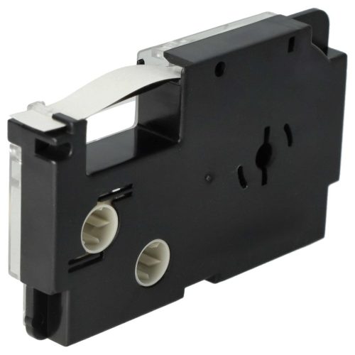 VHBW Casio XR-9SR1 Etikettenband - 9 mm, Schwarz-Silber