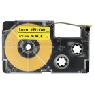 VHBW Casio XR-9YW1 Etikettenband - 9 mm, Schwarz-Gelb