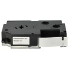 VHBW Casio XR-12X1 Label Tape, 12 mm, Black-Clear