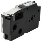 VHBW Casio XR-12X1 Label Tape, 12 mm, Black-Clear