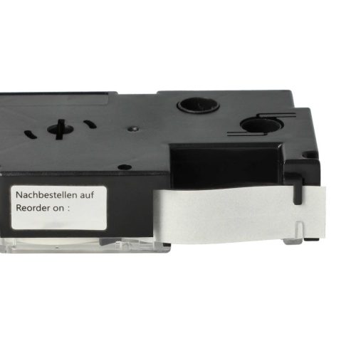 VHBW Casio XR-12X1 Label Tape, 12 mm, Black-Clear